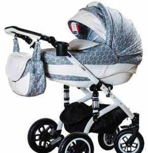 Коляска Adamex Lara Кожа 2 в 1