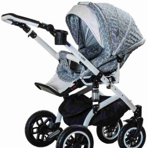 Коляска Adamex Lara Кожа 2 в 1