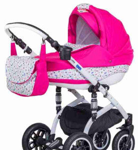 Коляска Adamex Lara Кожа 2 в 1