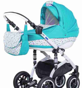 Коляска Adamex Lara Кожа 2 в 1