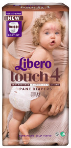 Трусики Libero Pant Touch №4 (7-11кг), 36шт.