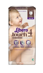 Трусики Libero Pant Touch №4 (7-11кг), 38шт.