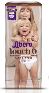 Трусики Libero Pant Touch №6 (13-20кг), 30шт.