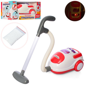 Игрушка 5209 Пылесос, свет, звук, пенопластовые шарики, 14см