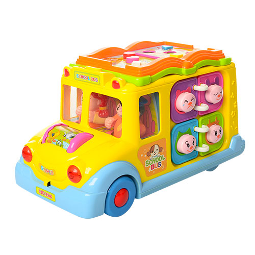 Машинка Limo Toy 796 Автобус развивающий, 24см, едет, со светом и музыкой