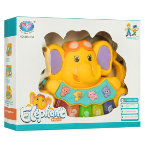 Пианино Limo Toy 855-28A Слоник, с музыкой и светом