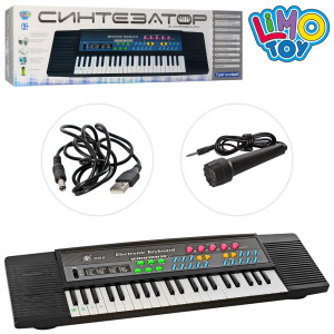 Синтезатор детский Limo Toy MS-3738, 44 клавиши, микрофон