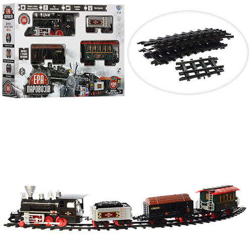 Железная дорога Limo Toy 701830 R/YY 126, со спецэффектами, музыкальная, 420см