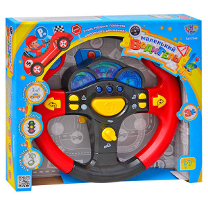 Игрушка Limo Toy 7044 Руль, 25см, со светом и музыкой, рус.яз.