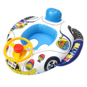 Лодка надувная Мультфильмы 41114-41115, с рулем, 65см