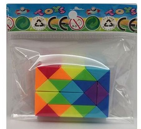 Логическая игра Змейка МС 7-2, 24 треугольных элемента