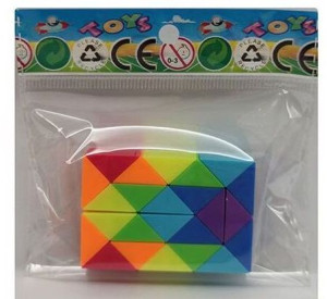 Логическая игра Змейка МС 7-2, 24 треугольных элемента