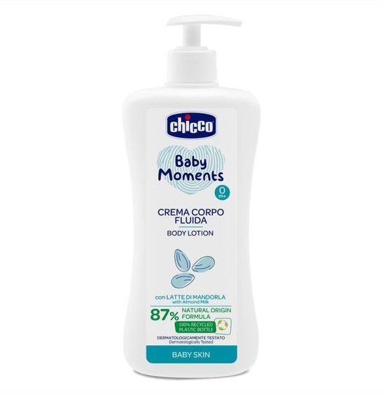 Лосьон для тела Chicco Baby Moments, с молочком миндаля, 500 мл
