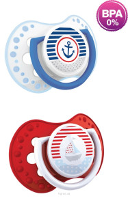 Пустышка динамическая Canpol babies Marine LOVI , силикон, 3m+, категория B, 2шт.    