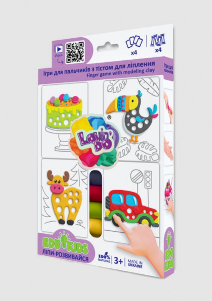 Тесто для лепки TM Lovin'Do Edu kids 41042-44-46-48-53 Игры для пальчиков