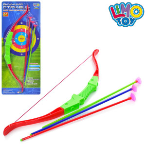 Лук детский Limo Toy, стрелы-присоски, 58 см