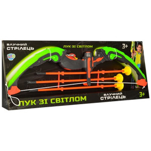 Лук детский Limo Toy, со светом и стрелами, 62 см