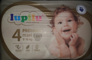 Подгузники Lupilu Premium Maxi, №4 (8-16 кг), 46шт.