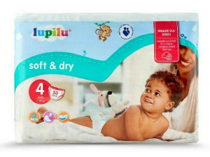 Подгузники Lupilu Soft&Dry №4 (8-16кг), 50 шт.