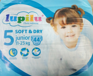 Подгузники Lupilu Soft&Dry №5 (11-23кг), 44 шт.