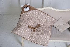 Конверт-одеяло MagBaby Мишка, одинарный, на выписку из роддома