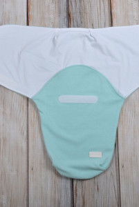 Европеленка на липучке MagBaby Ангоровая, с шапочкой, теплая, 100% хлопок