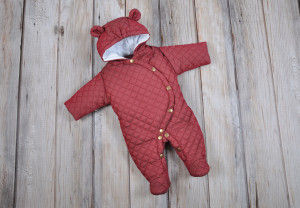 Комбинезон с запахом на груди MagBaby, стеганный