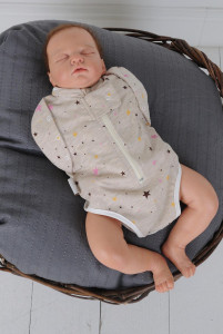Бодик-пеленка на молнии MagBaby, 100% хлопок
