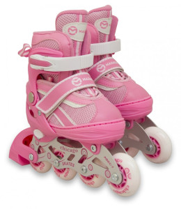 Роликовые коньки Maraton Chicago, раздвижные, PU колеса