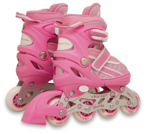 Роликовые коньки Maraton Chicago, раздвижные, PU колеса