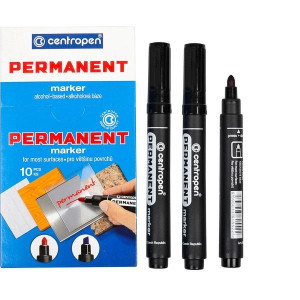Маркер перманентный 8566 CENTROPEN, толстый