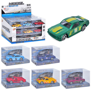 Машинка Alloy Car S627-6, инерционная, 8 см