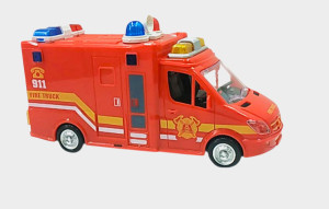 Пожарная машина 360° Rascue Team, свет/звук