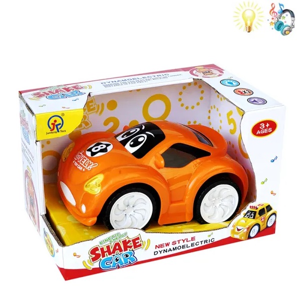 Машинка интерактивная Shake Car, с музыкой и светом, 23,5см