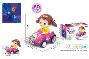 Машинка трюковая 360° Electric Stunt, свет/звук