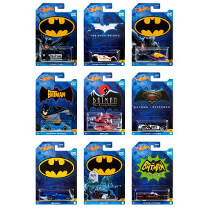 Машинка Hot Wheels Batman, 1:64, металл, 1шт.