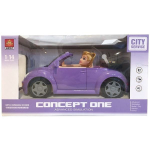 Машинка Wenyi WY580B Concept one, с куклой, с эффектами