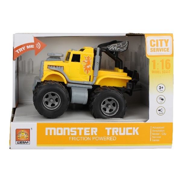 Машинка Wenyi WY700A/B Monster Truck, с эффектами, 1:16