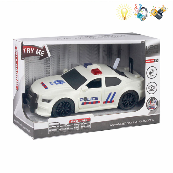 Машина Полиция 45292, инерционная, со светом и музыкой