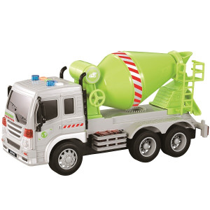 Машинка инерционная Wenyi WY311C Бетономешалка, со светом и звуком, 14х27х10см