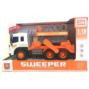Машинка инерционная Wenyi WY340 City Service Truck, со светом и звуком, 27,5х10х12см