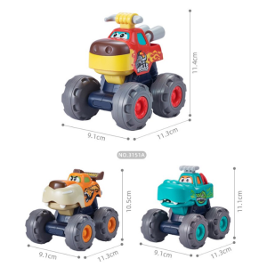 Машинка инерционная Hola Монстр-трак, 1шт.