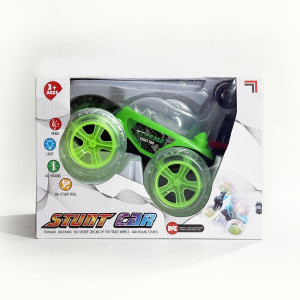 Машинка-перевертыш трюковой на радиоуправлении Stunt car, свет/звук