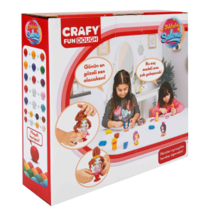 Масса для лепки Sunman Crafy Fun Dough Star hair salon, с аксессуарами