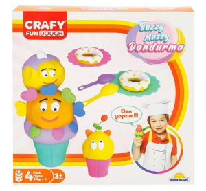 Масса для лепки Sanman Crafy Fun - Magic Ice Cream, с аксессуарами