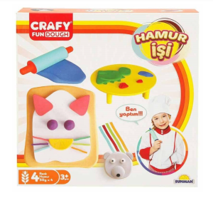 Масса для лепки Sanman Crafy Fun Dough - Mam's Spastry, с аксессуарами