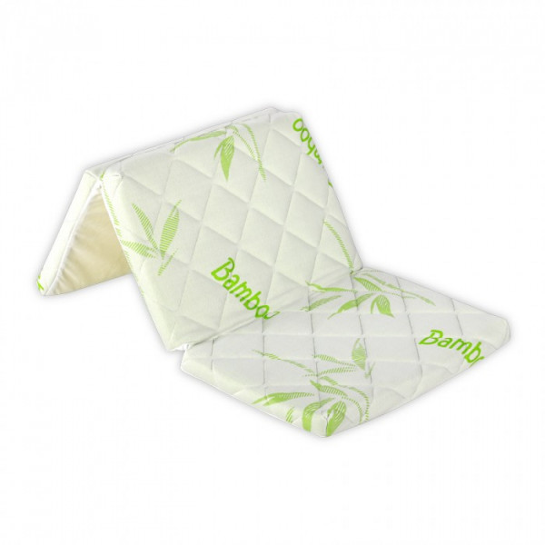 Матрас Lorelli Air Comfort Bamboo, складной, поролон, в сумке, 6 см, 120х60см