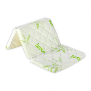 Матрас Lorelli Air Comfort Bamboo, складной, поролон, в сумке, 6 см, 120х60см