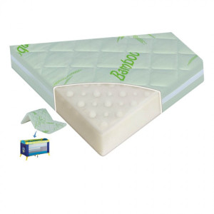 Матрас Lorelli Air Comfort Bamboo, складной, поролон, в сумке, 6 см, 120х60см
