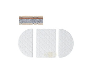 Матрац - трансформер к кроватке IngVart Smart Bed Oval, кокос-поролон, 120 х 72 см